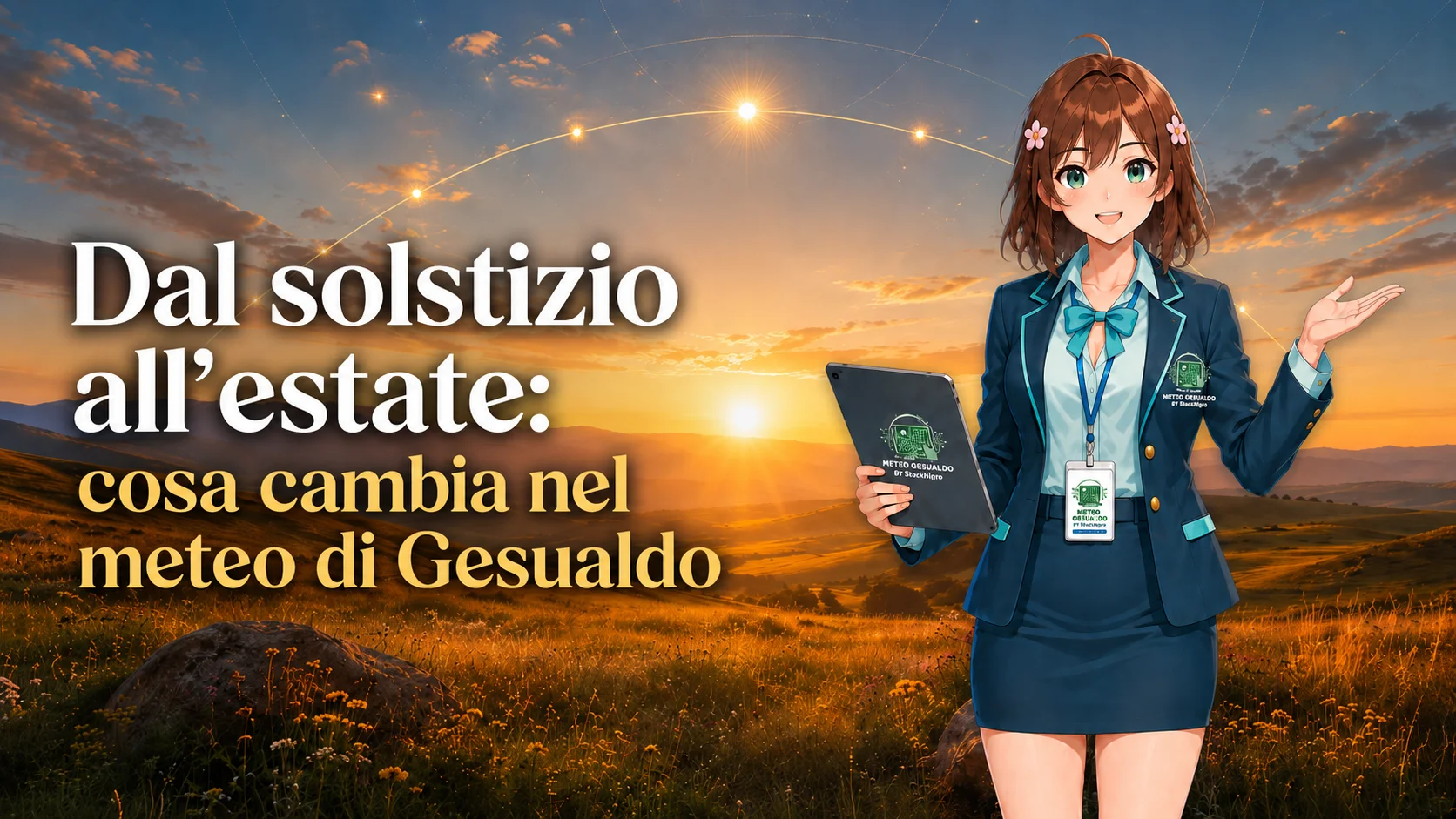 Dal solstizio all’estate: cosa cambia nel meteo di Gesualdo