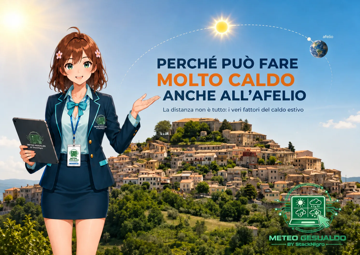 La Terra è all’afelio: perché allora fa così caldo?