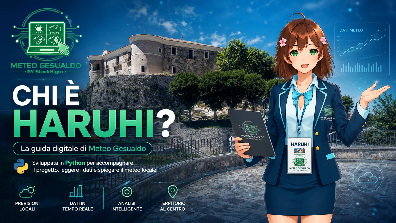 Chi è Haruhi? Vi presentiamo la guida digitale di Meteo Gesualdo